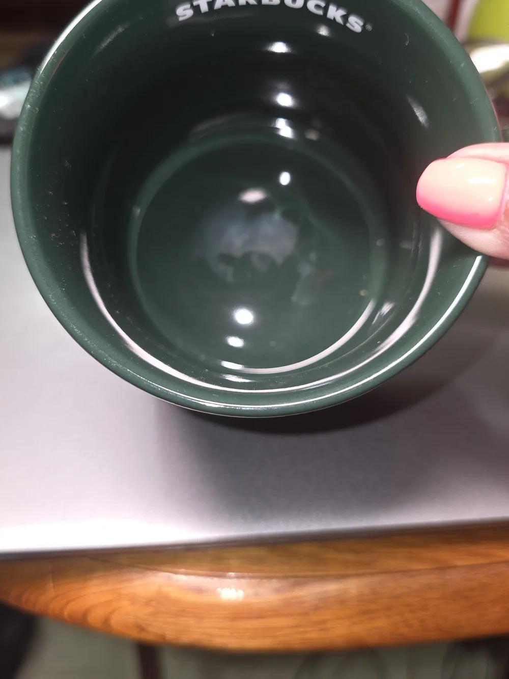 Starbucks 2022 Holiday Venetian Marble Forest Ceramic Coffee Mug 12oz